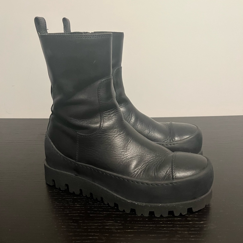 Ann Demeulemeester Chunky Platform Boots